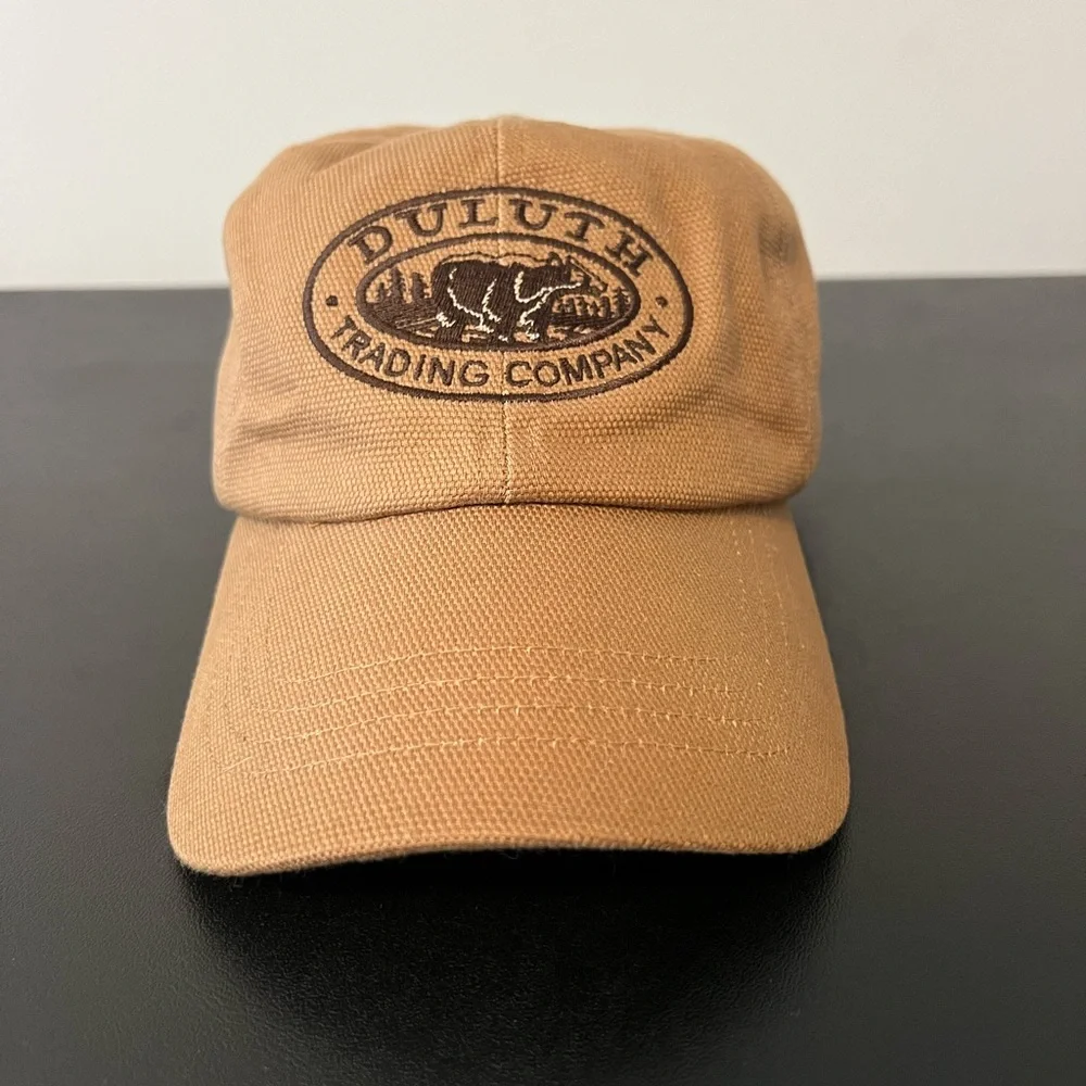 NWOT Duluth Trading Co Fleece Lined warm StrapBack Hat Cap Duck Adjustable M/L - Picture 1 of 5